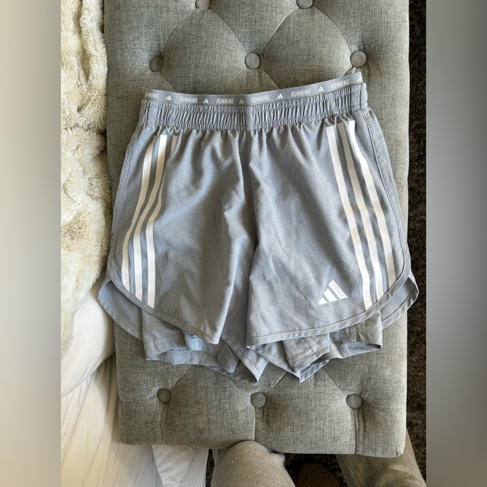 Adidas Women's Athletic Shorts in Light Gray